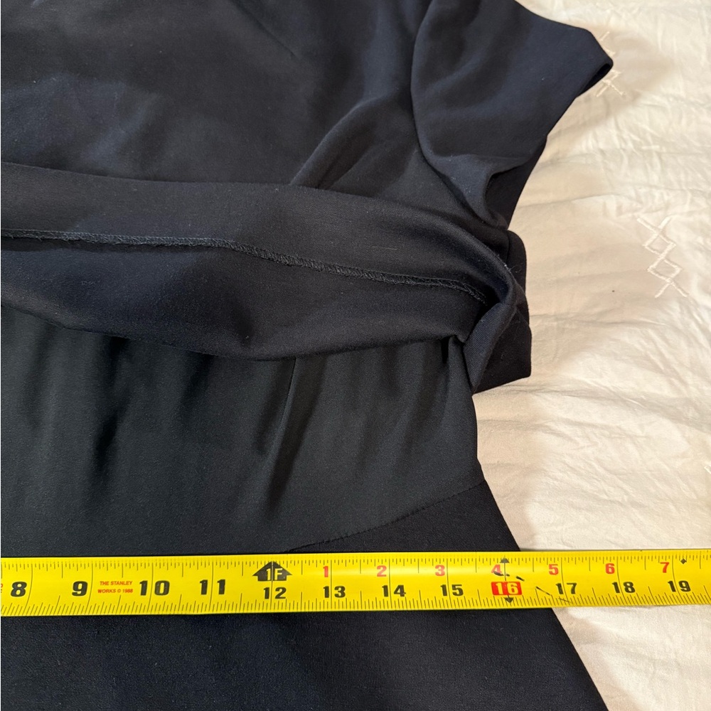Donna Morgan Black Womens Layered Midi Dress size 6 - Picture 9 of 10